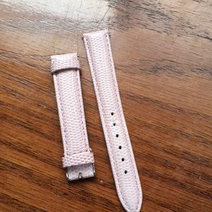 Leather watch band